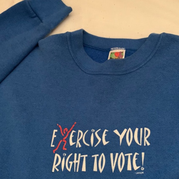 Vintage “Exercise Your Right to Vote” Crewneck - Picture 3 of 4